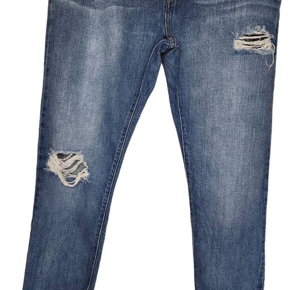 Levi's Women Jeans, Levi's 501 CT Button Fly Straight Leg Tapered Jeans, Sz W32 - Picture 7 of 11